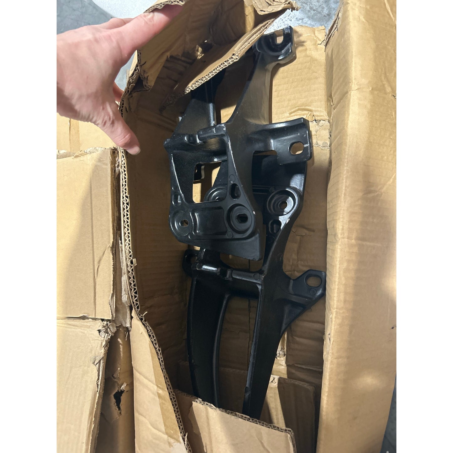 47" Black Truck Running Boards with Curved Ends – Includes Mounting Brackets