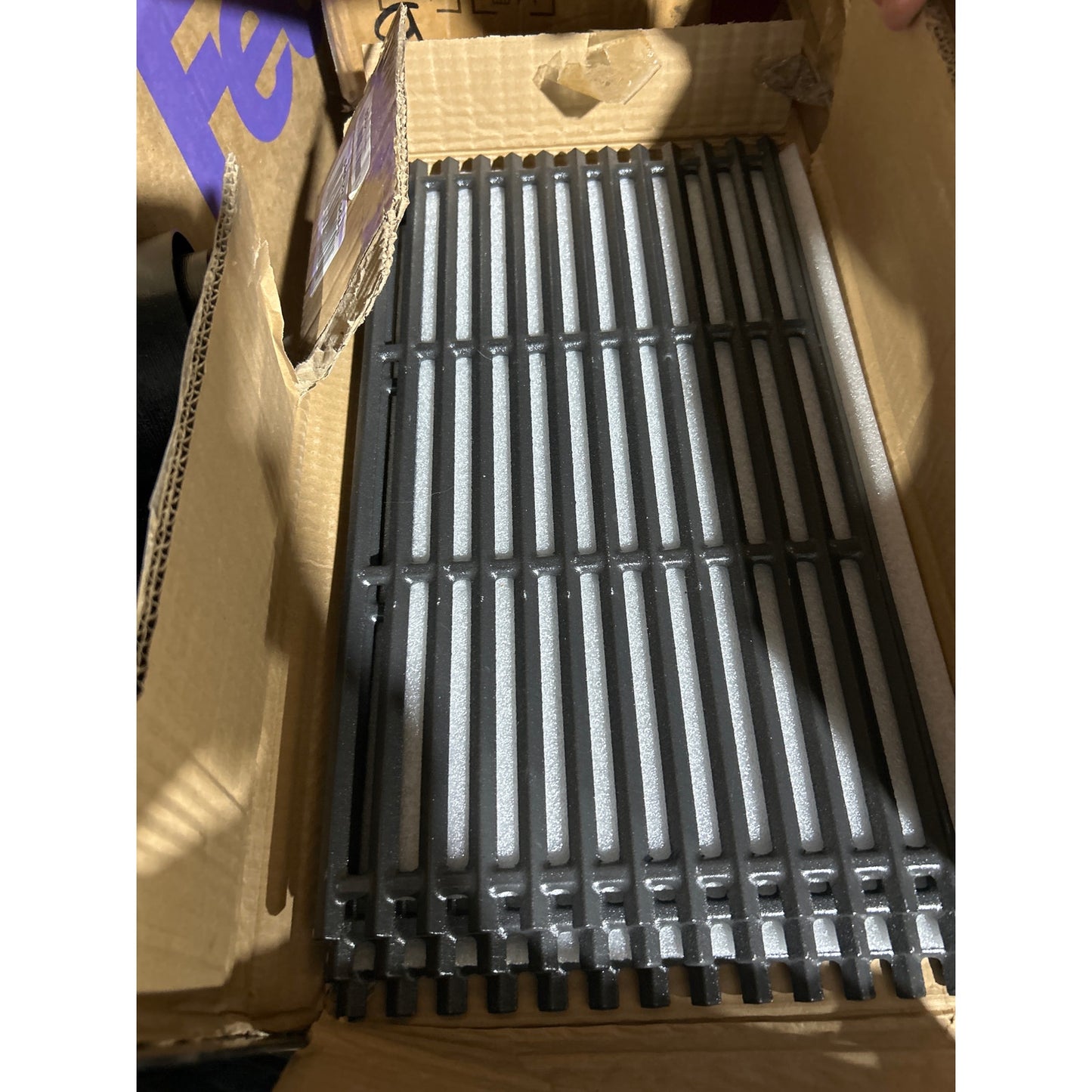 Cast Iron Grill Grates – 17" x 10" Each, 3-Piece Replacement Set– Heavy Duty