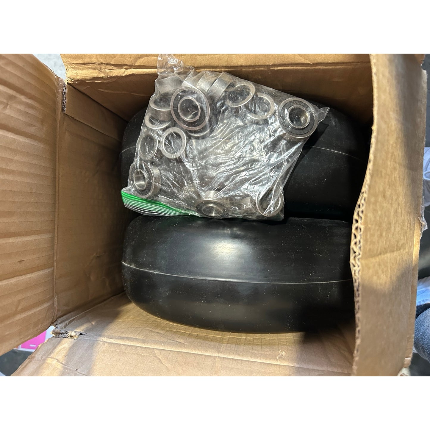 Flat-Free Tires 13x5.00-6 with Bearings – Set of 2