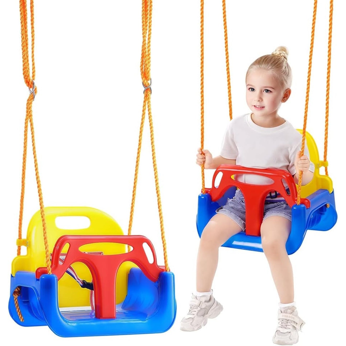 VEVOR 3-in-1 Toddler Swing Seat – Grows with Your Child