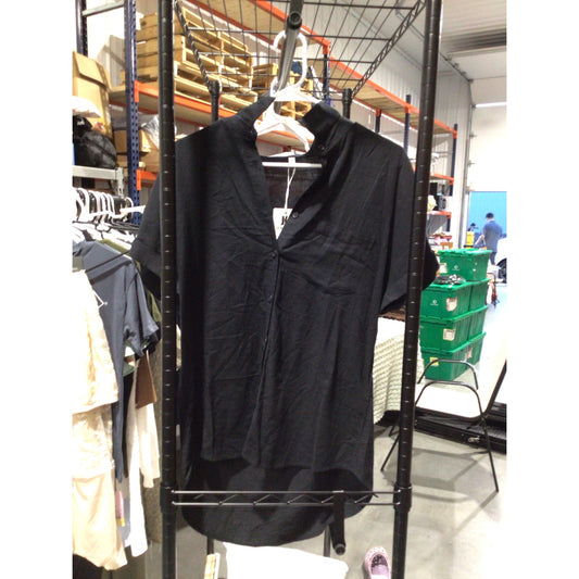 Jekaoyi Casual Button-Up Shirt – Black / Size Small / New With Tags