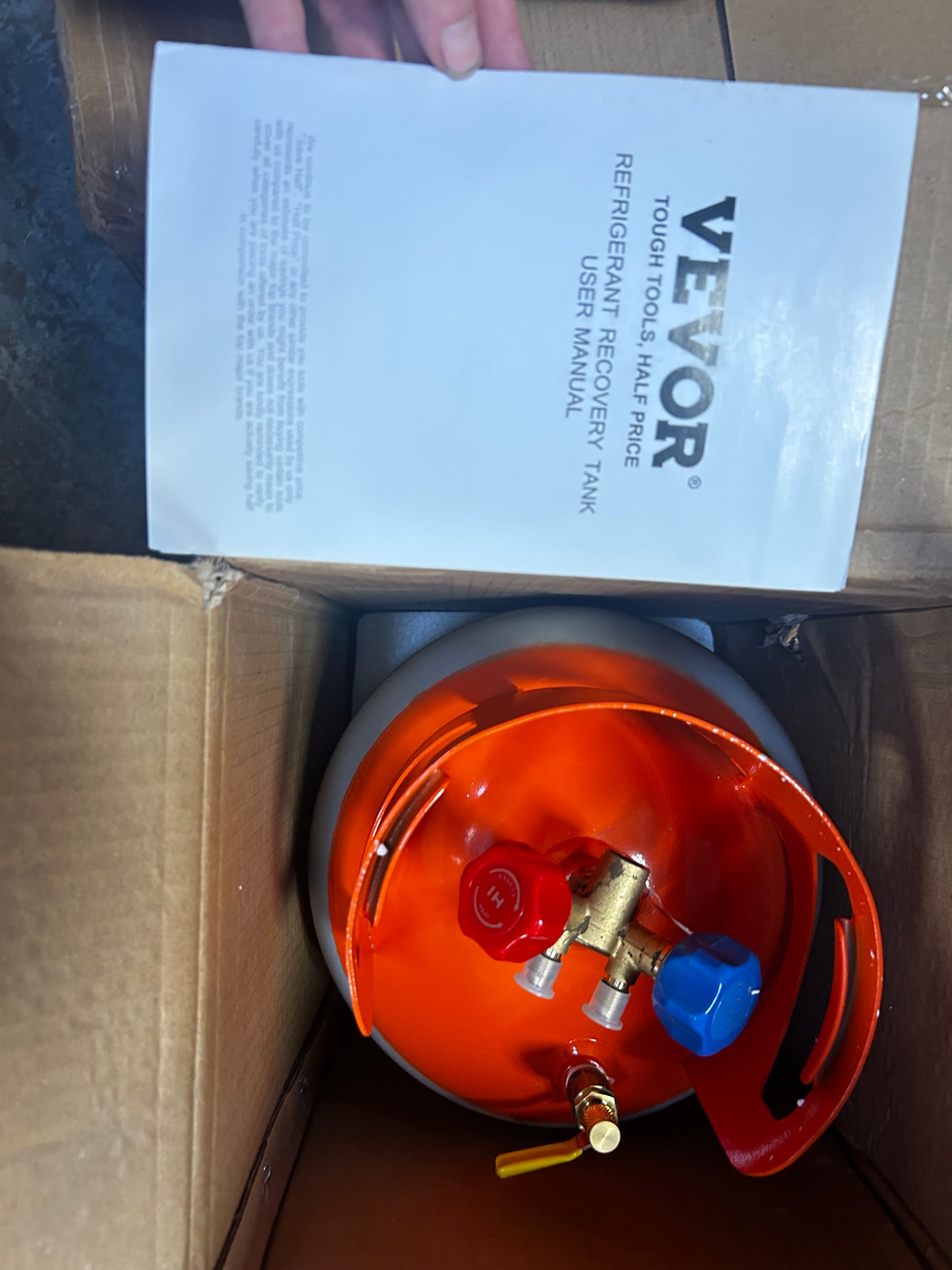 Refrigerant Recovery Reclaim 30lb Cylinder Tank With Floating Switch
