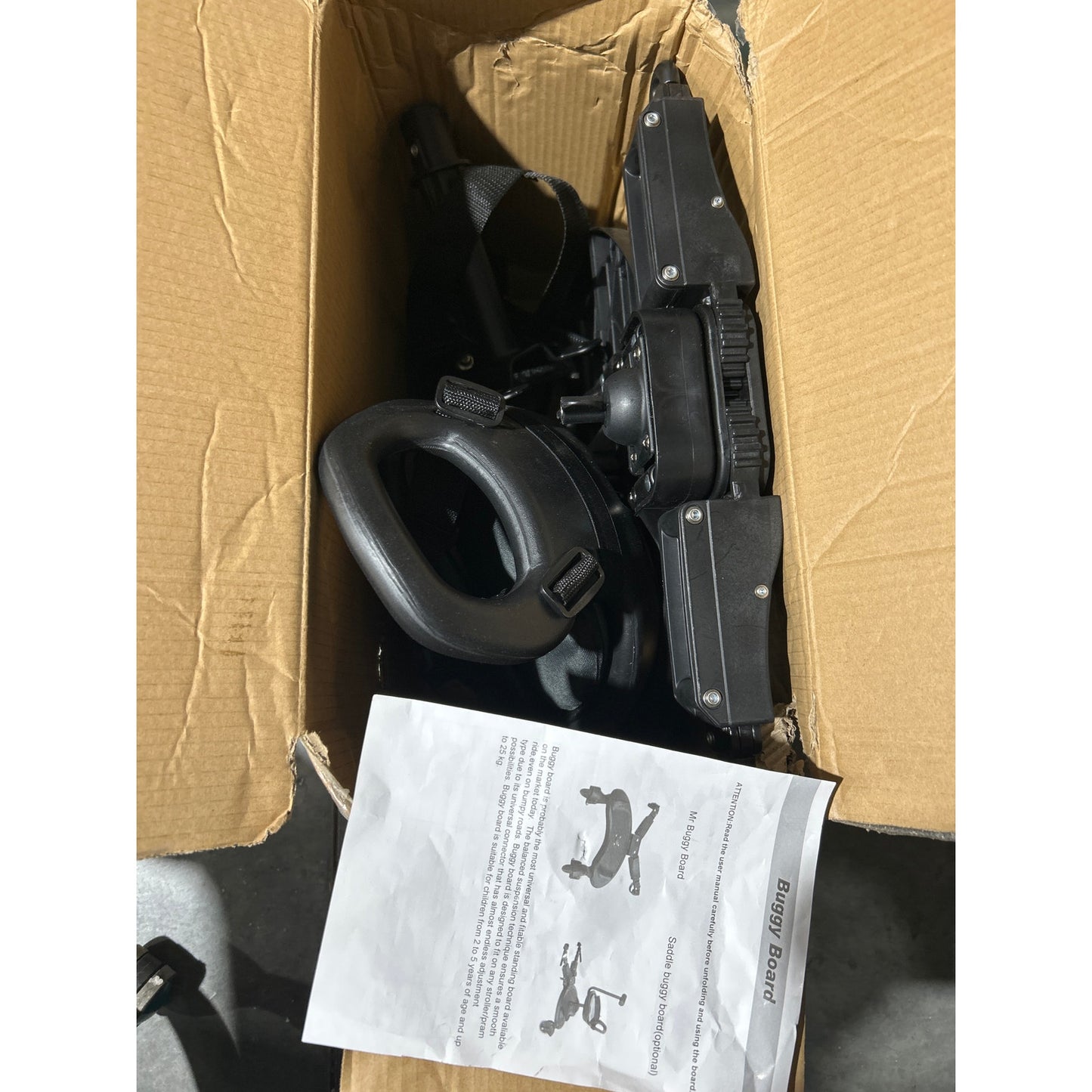 Saddle Buggy Board – Universal Stroller Ride-Along - Ages 2–5 / Up to 55 lbs