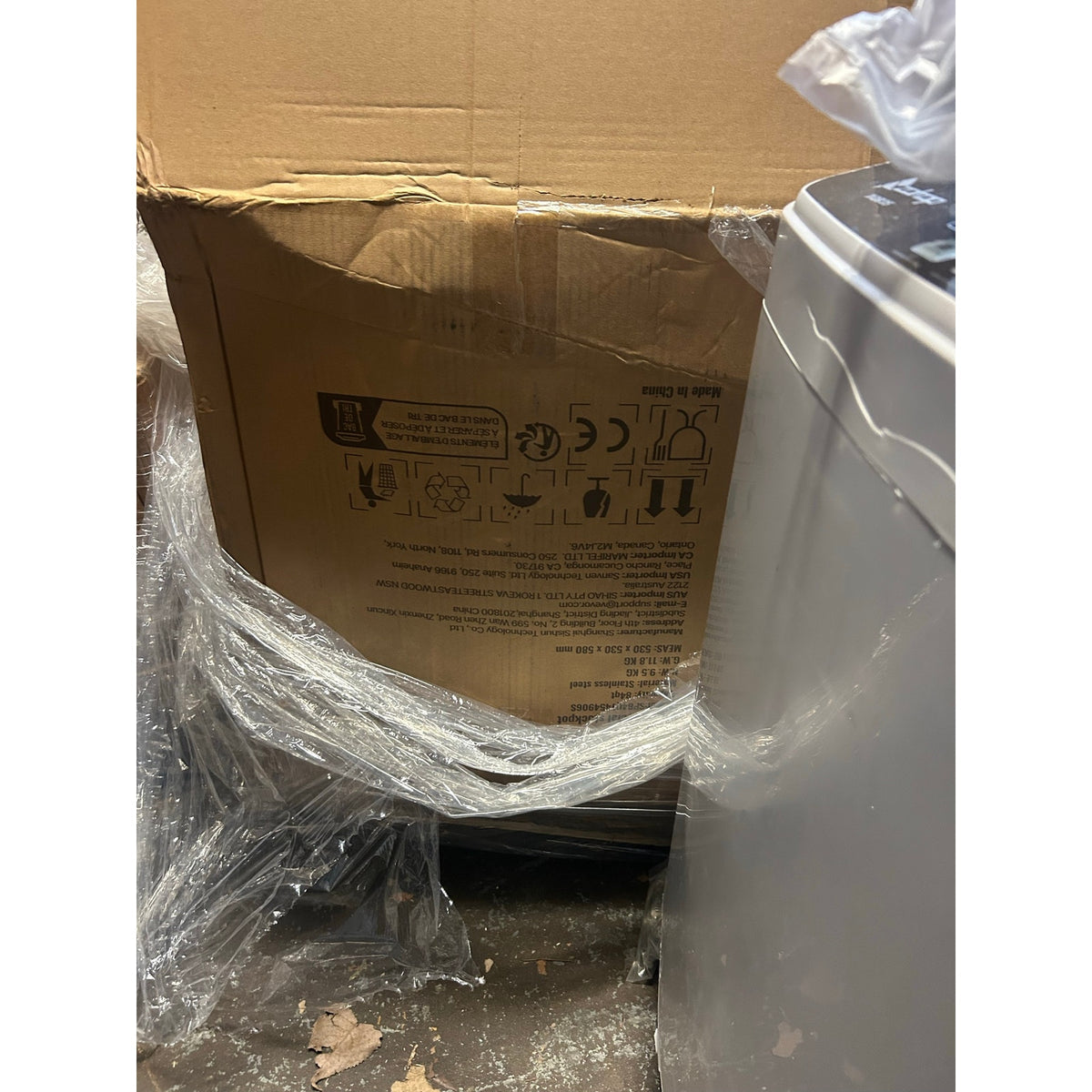 VEVOR 84-Quart Stainless Steel Stockpot with Basket & Lid – New