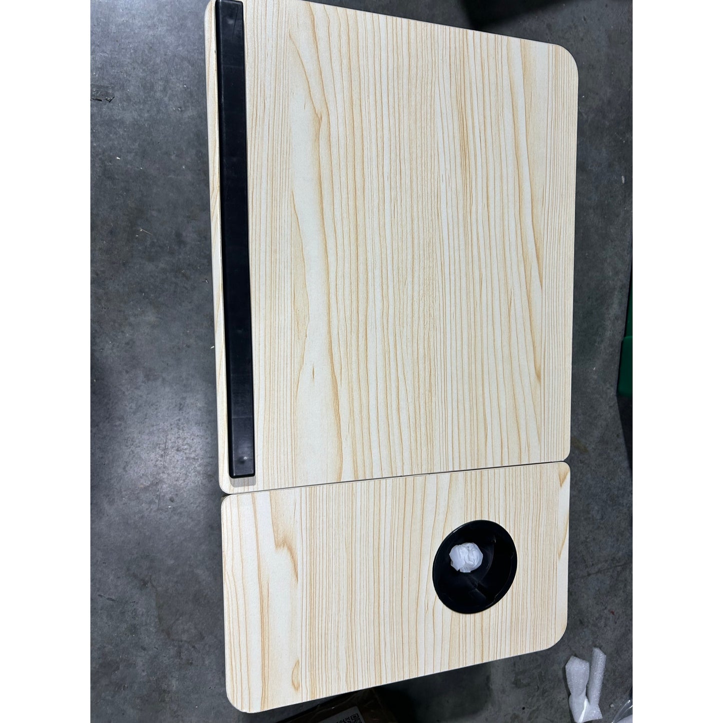 Adjustable Laptop Bed Desk with Cup Holder – 22” Wide, Foldable