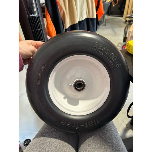 Flat-Free Tires 13x5.00-6 with Bearings – Set of 2