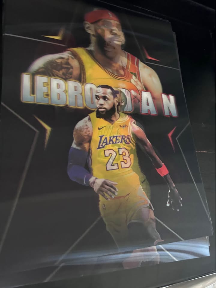 Holographic Posters 16"x9" – Kobe, Jordan, LeBron, Ali, Rick & Morty & More