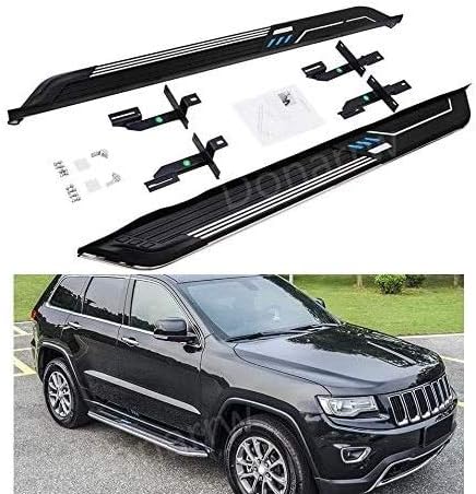 Rugged 5.5" Stainless Steel Running Boards for Jeep Grand Cherokee 2011-2021