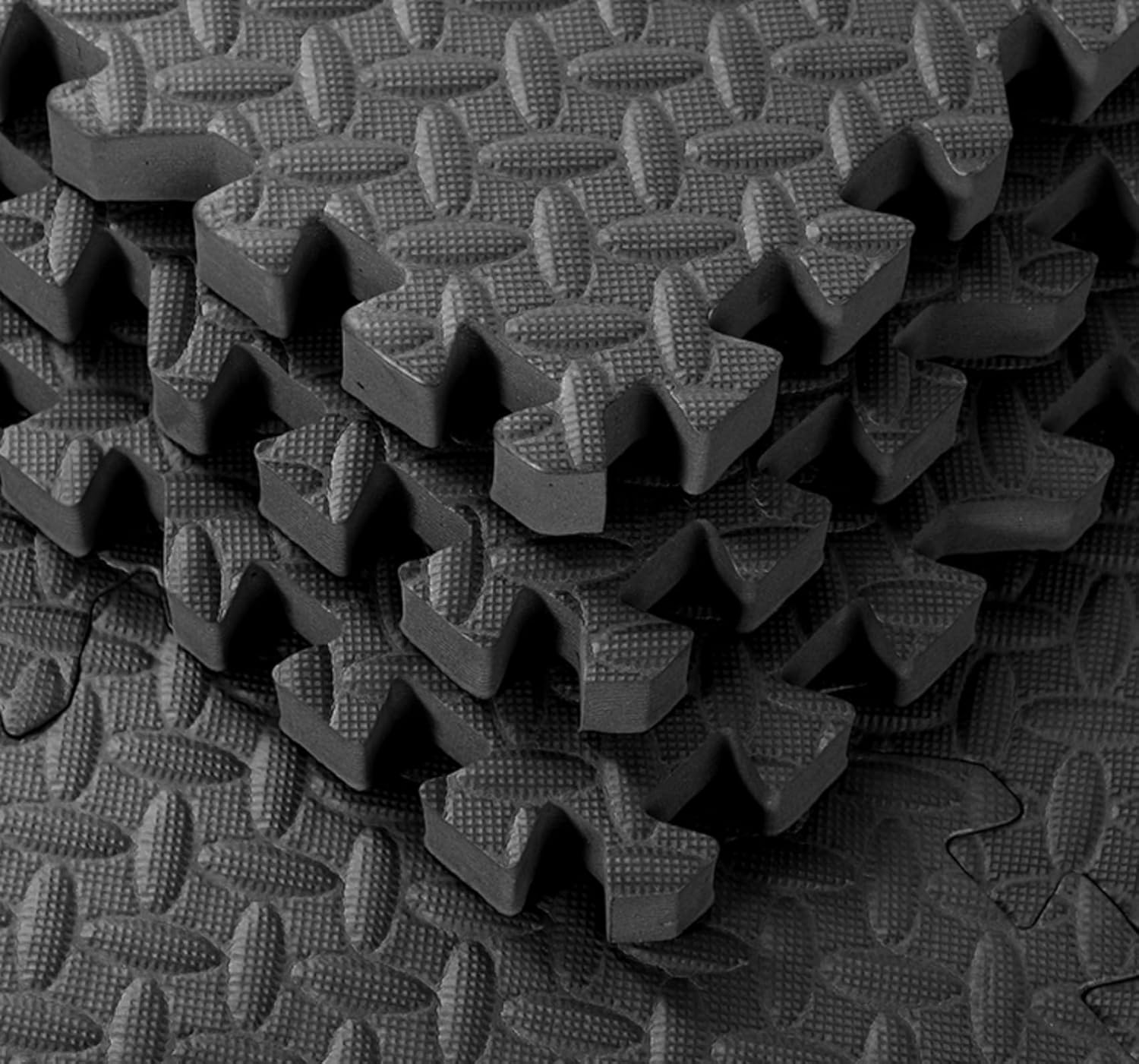 Arrowbash 1-Inch Thick EVA Foam Interlocking Floor Tiles for Play & Exercise