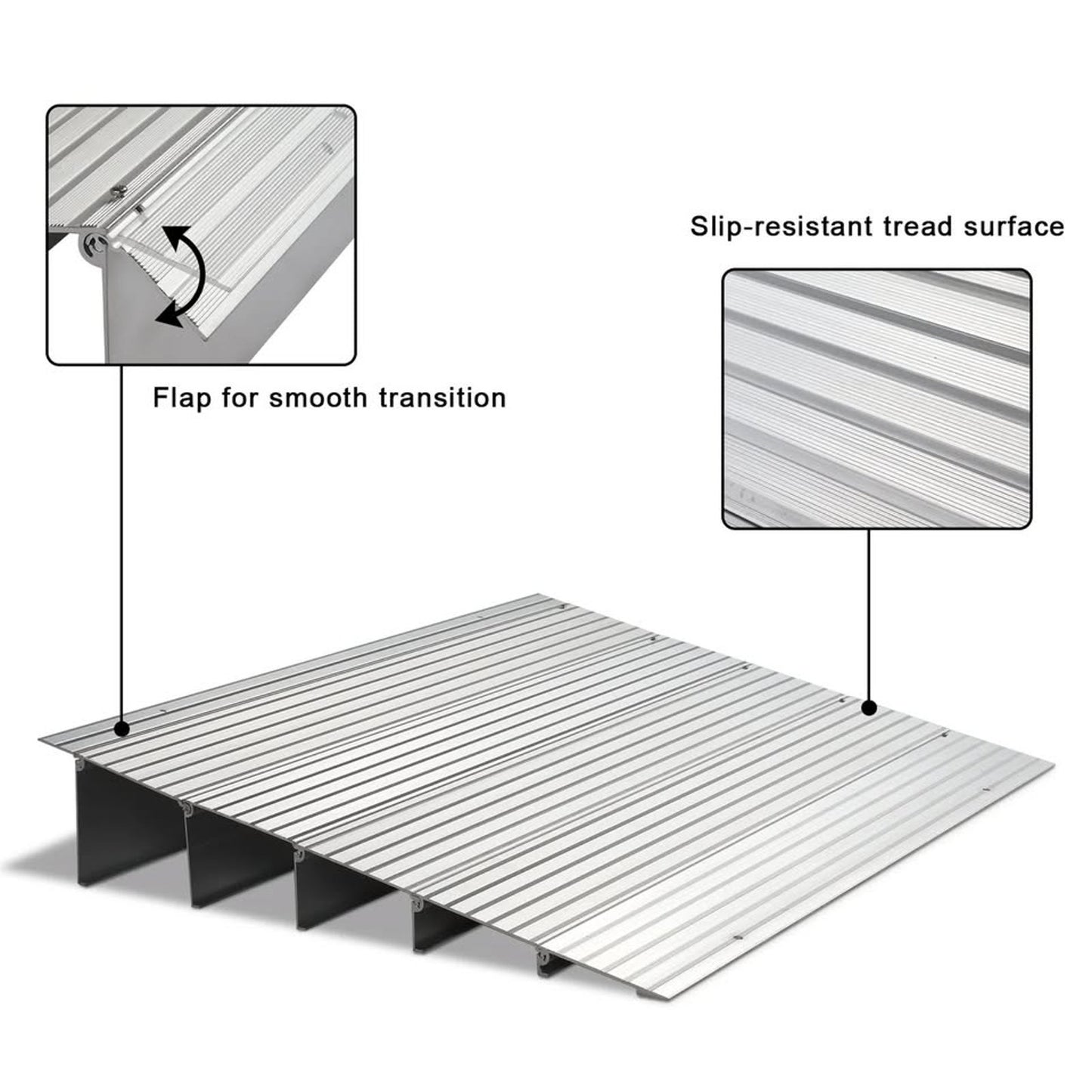 Aluminum Entry Ramp – Model TR-5IR – 5" Rise