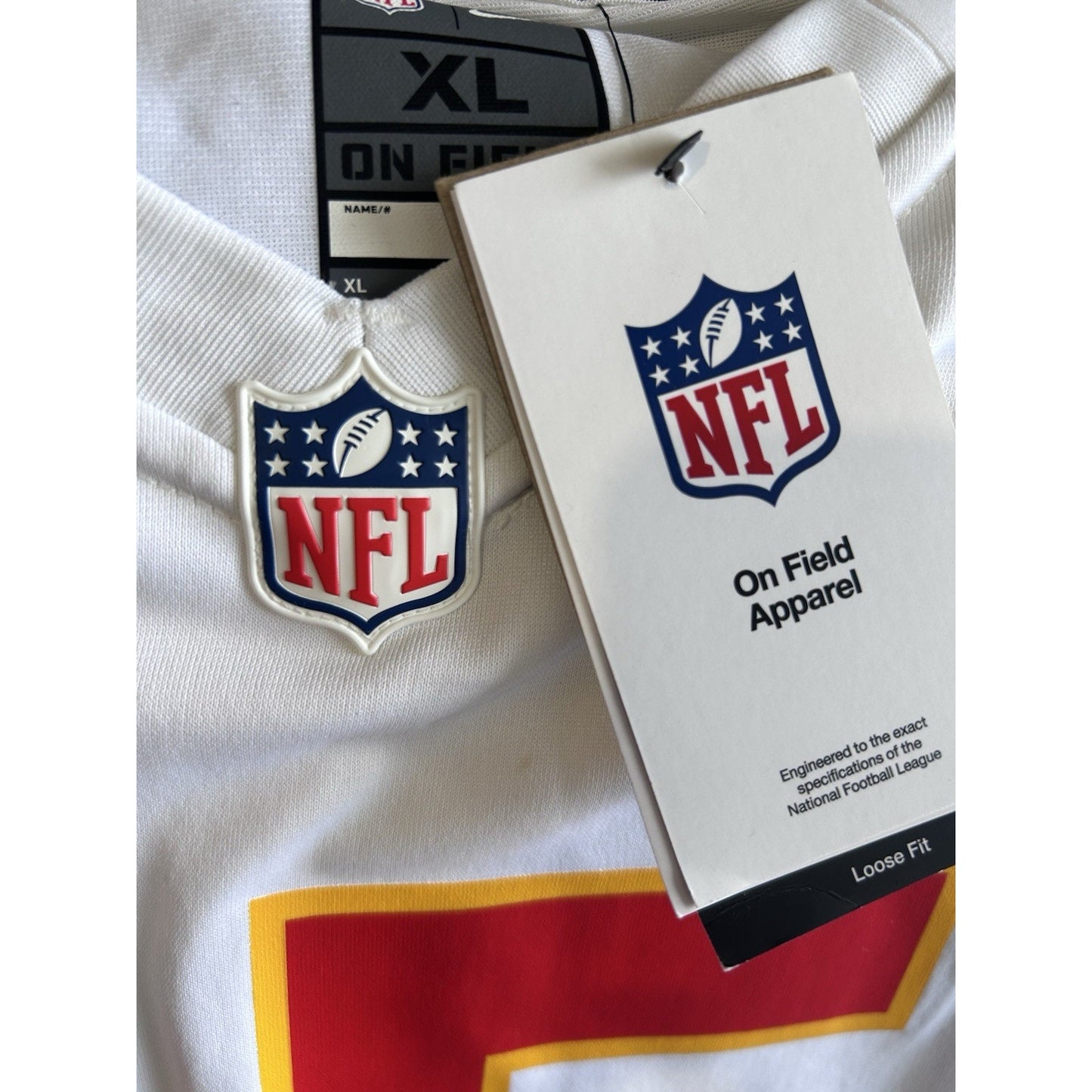 Patrick Mahomes Nike NFL Jersey With XL Super Bowl Patch White