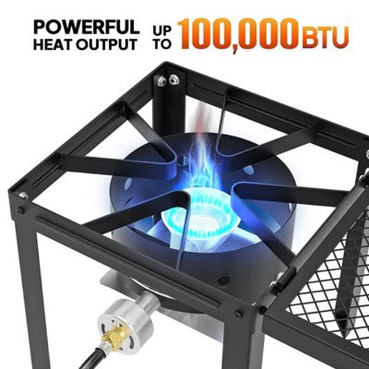 ROVSUN 100,000 BTU Single Burner Portable Propane Outdoor Gas Stove