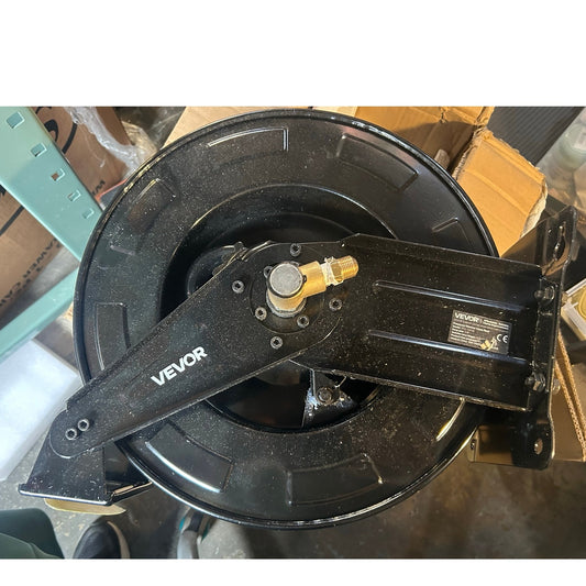 VEVOR 50FT Retractable Pressure Washer Hose Reel – 4000 PSI