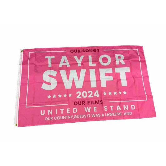 Taylor Swift Room Decor Flag 3x5 Pink 2024 Banner Lawless Land New
