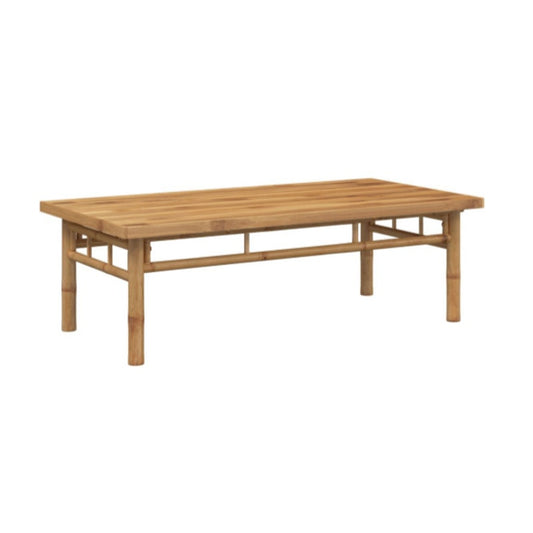Natural Bamboo Coffee Table – Medium (43.3×21.7×13.8 in), Indoor/Outdoor
