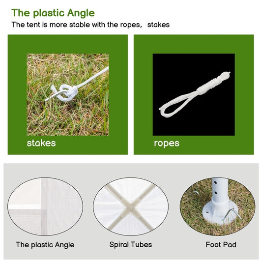 10' x 30' Upgraded Gazebo Canopy (No Sidewalls) – White-NIB