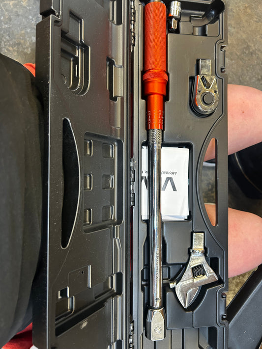 New Adjustable Torque Wrench with Open End & Ratchet Head
