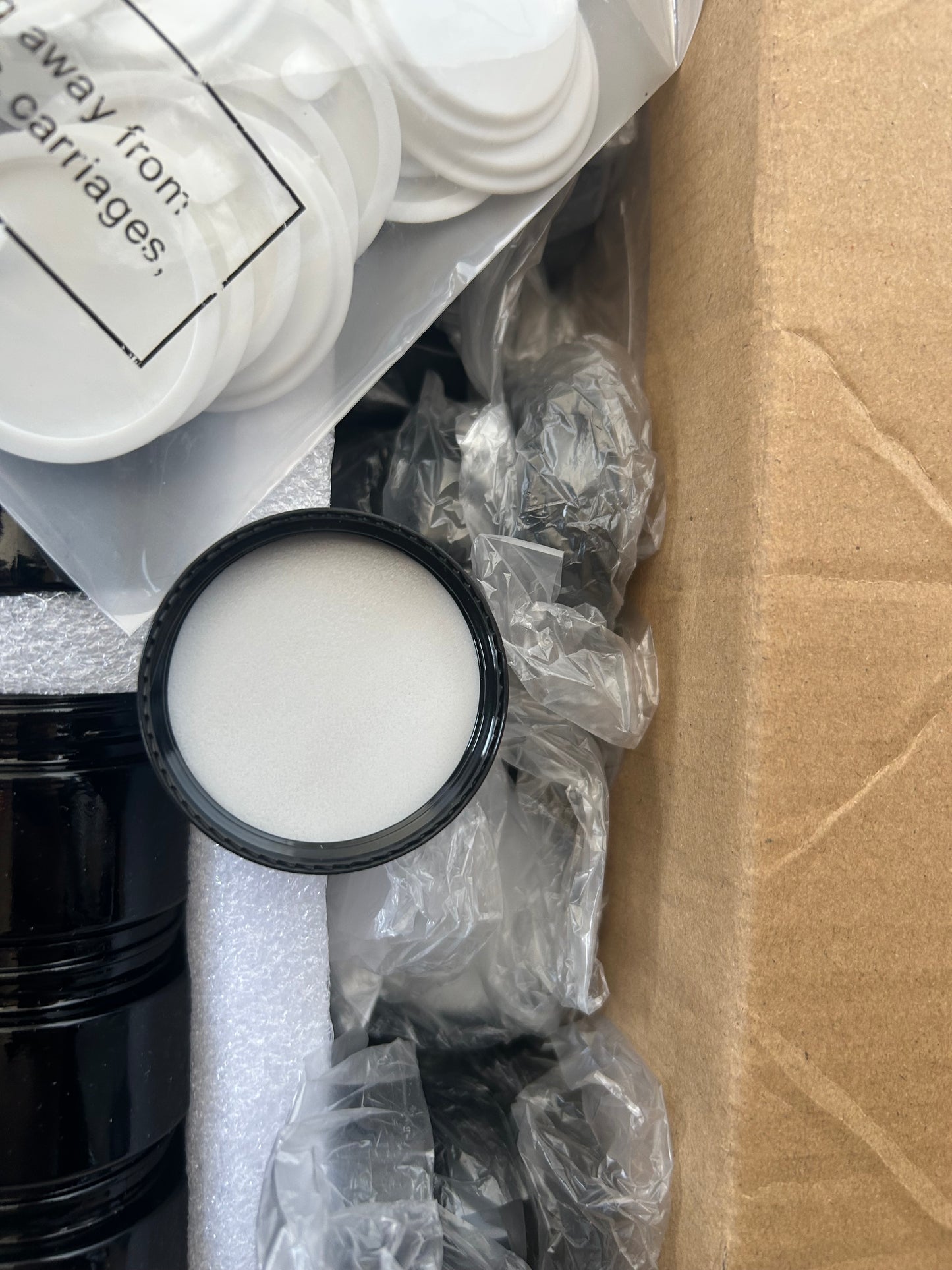 60-Pack 1 oz Glass Cosmetic Jars with Lids –Creams, Balms & DIY