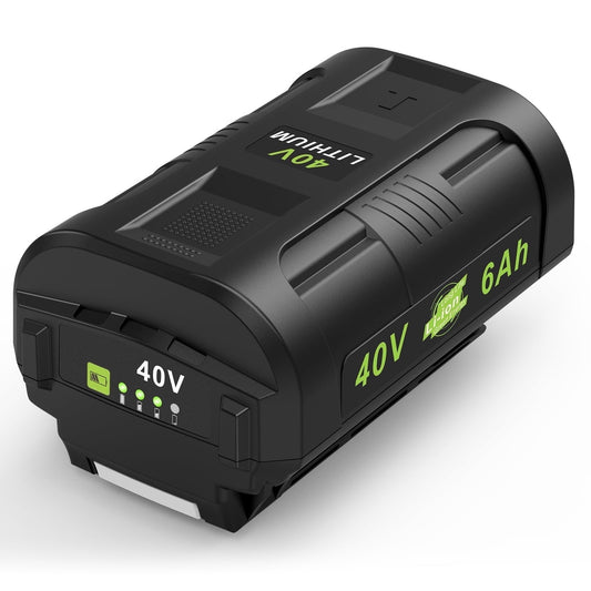 High-Capacity 40V 6.0Ah Lithium-Ion Battery Replacement for Ryobi Power Tools