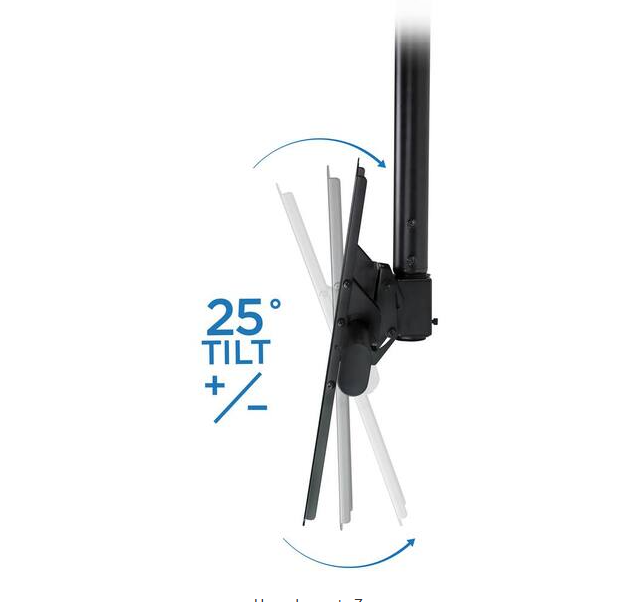 Mount-It! MI-509L Full Motion Ceiling TV Mount – Fits 32” to 70” Screens