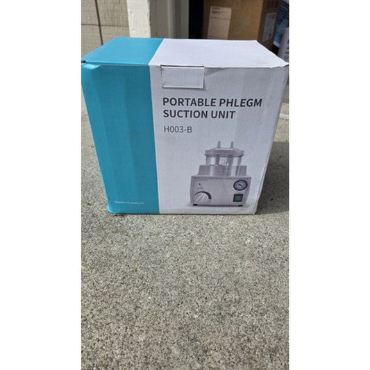 Portable Medical Vacuum Aspirator Phlegm Suction Machine Unit H003-B