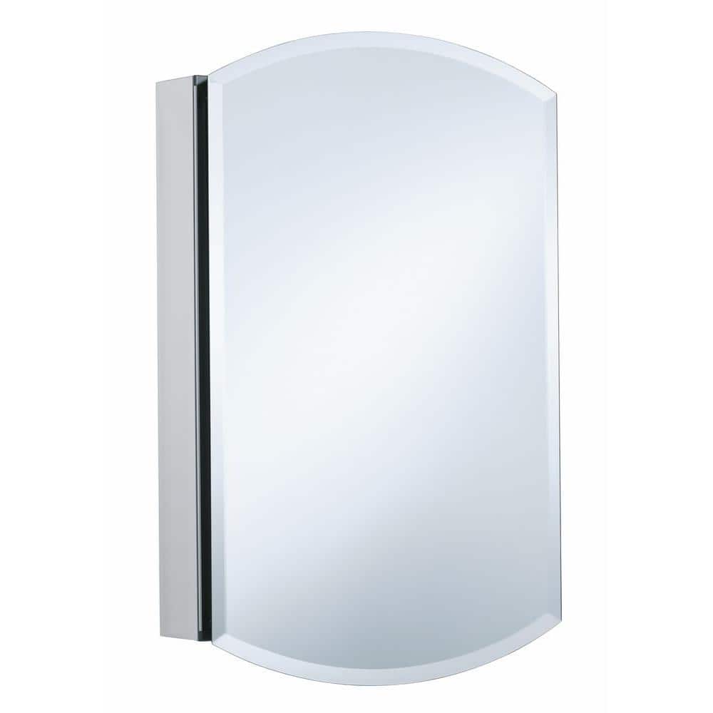 KOHLER Archer 20" x 31" Mirrored Recessed Medicine Cabinet, Beveled Aluminum Frame