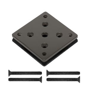 Durable Aluminum Deck Post Base Plate Assembly for Secure Railing Installation