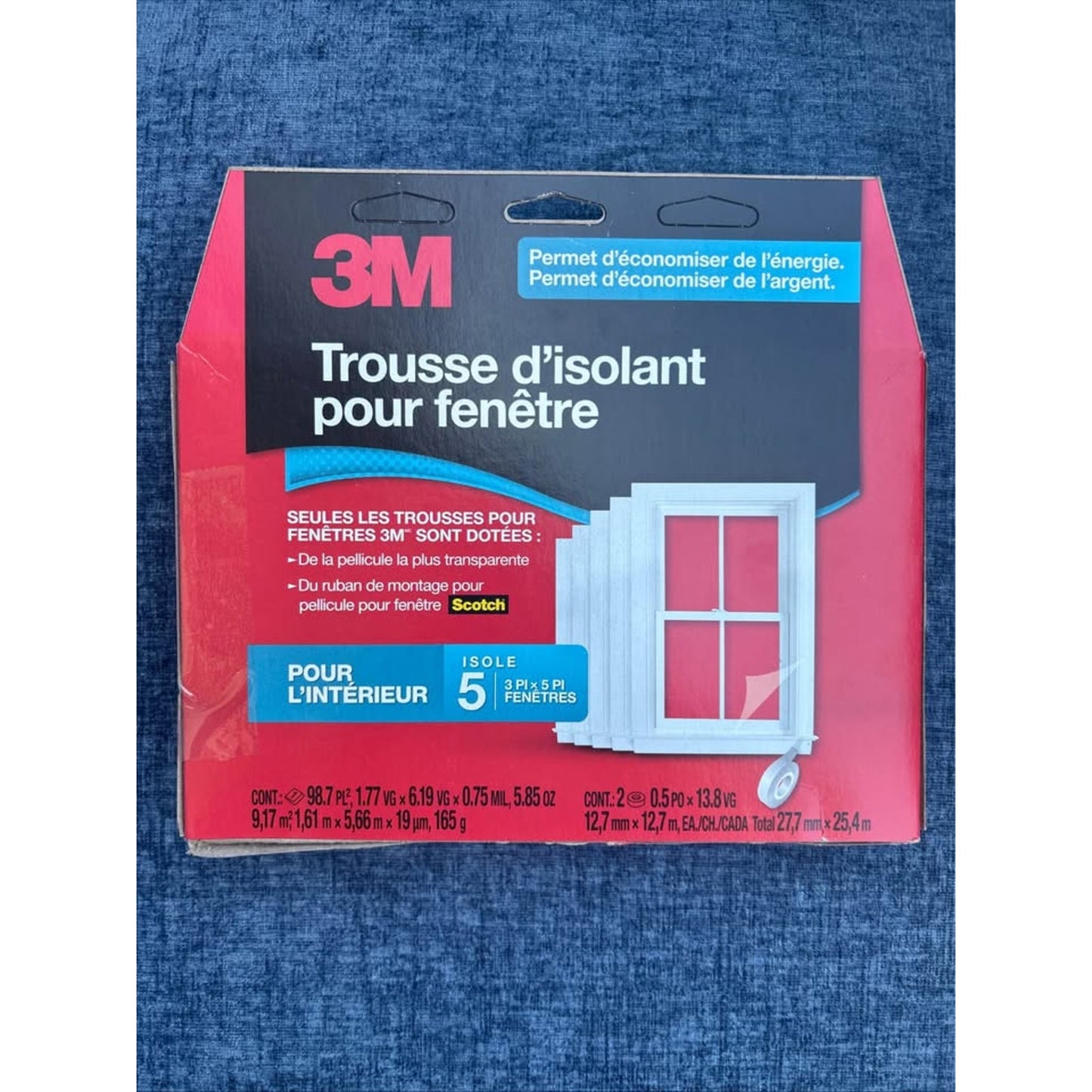 3M Window Insulator Kit for 5 (3ft x 5ft) Windows