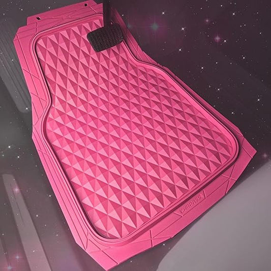 Brand New, Hot Pink, All-Weather Waterproof Car Floor Mats – Full Set 🚗✨