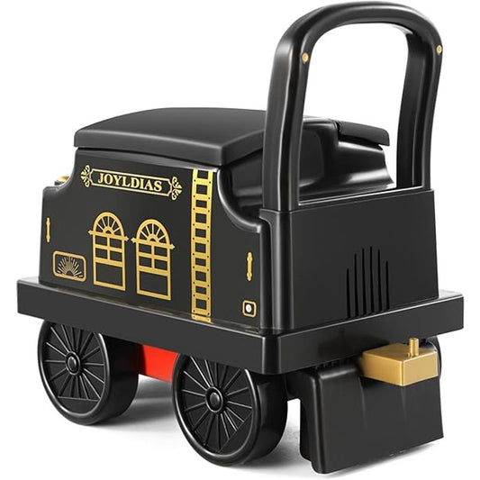 Train Carriage for Ride-On Train Toy –With Songs, Stories, Storage & Handle