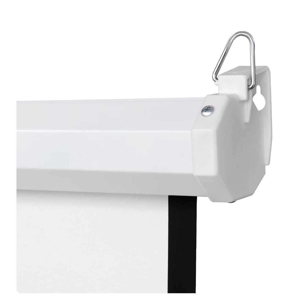 100" Manual Pull Down Projector Screen 16:9 HD Wall/Ceiling Mount