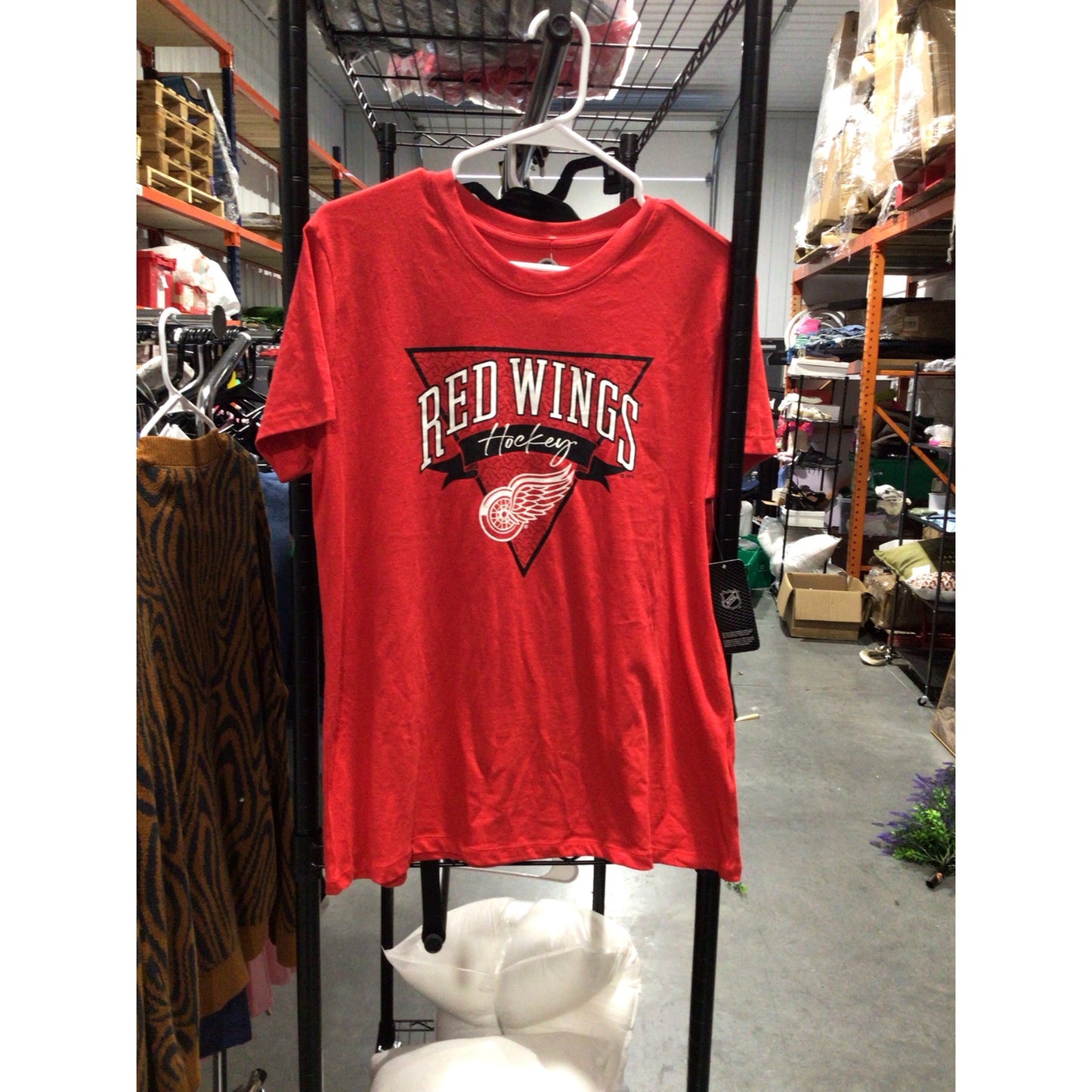 NHL Detroit Red Wings Graphic Tee – Short Sleeve Cotton T-Shirt
