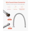 VEVOR Faucet Supply Line 16 In. 3/8 In. Comp x 1/2 In. FIP 10-Pack Braided Stainless Steel
