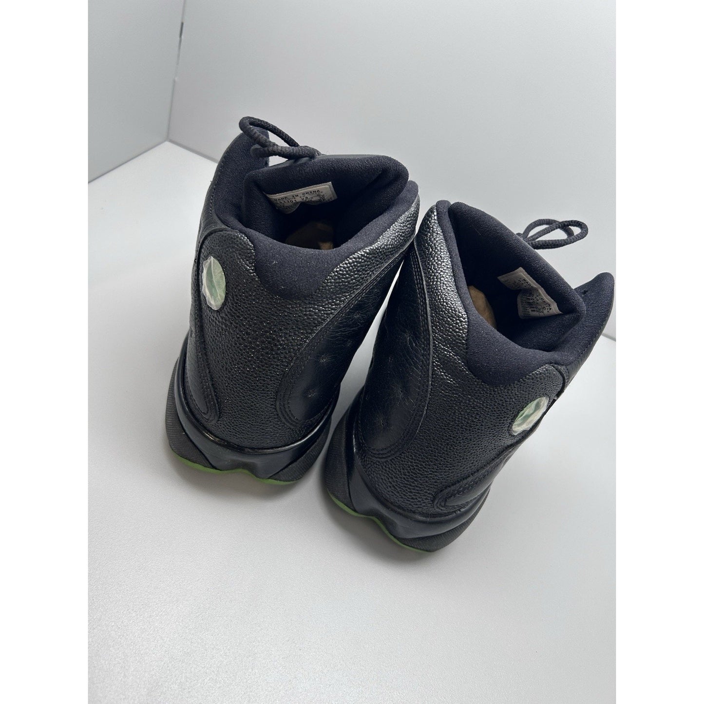 2005 Nike Air Jordan Retro 13 "Altitude" Black/Altitude Green Shoes Size 12