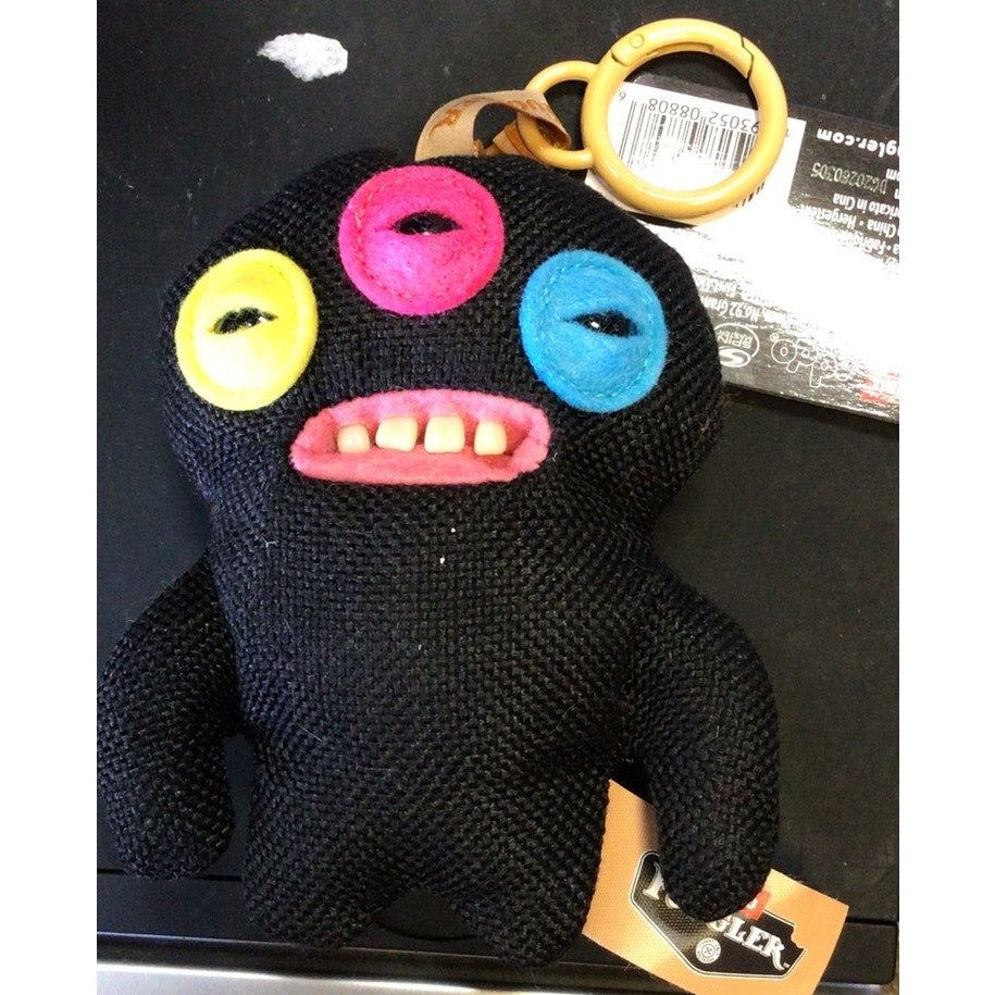 Zuru Fuggler Keychain Series 6 Laboratory Misfits Annoyed Alien Plush 4.5"