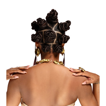 54" Pre-Extended Synthetic Braiding Hair – Chocolate Brown, Tangle-Free, Itch-Free