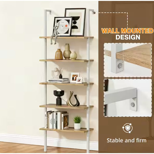 NEW Modern 5 Shelf Bookcase / Display Shelf