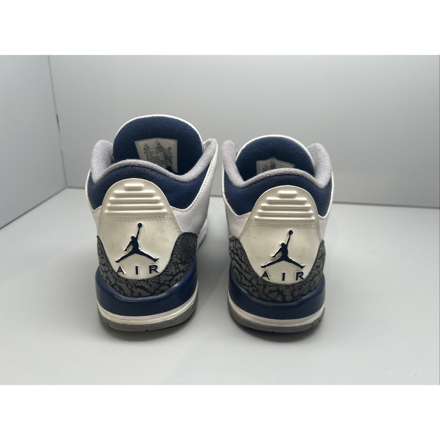 Size 4.5y - Air Jordan 3 Retro Midnight Navy