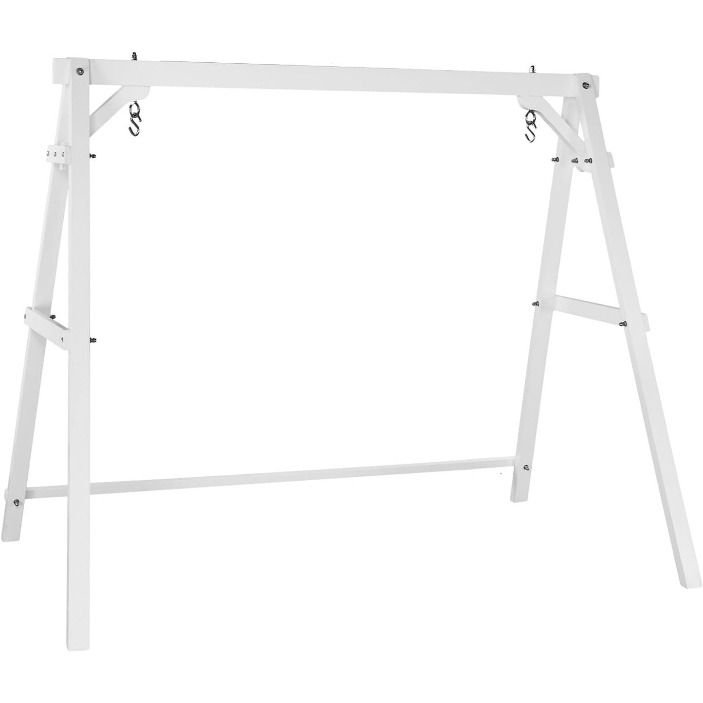 Heavy Duty 660 LBS Wooden A-Frame Porch Swing Stand