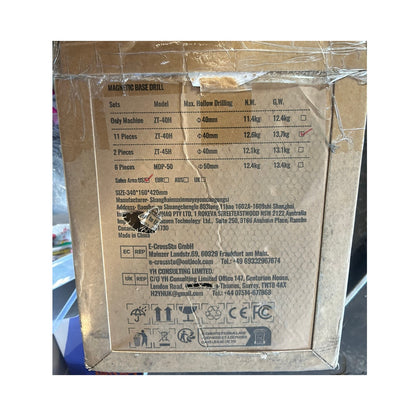 VEVOR 1300W Magnetic Drill Press with 11 Drill Bits, Brand New
