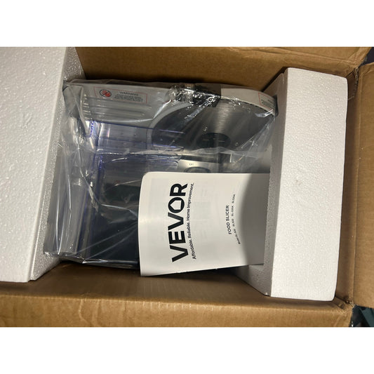 VEVOR Electric Food & Meat Slicer – 200W Adjustable Countertop Slicer