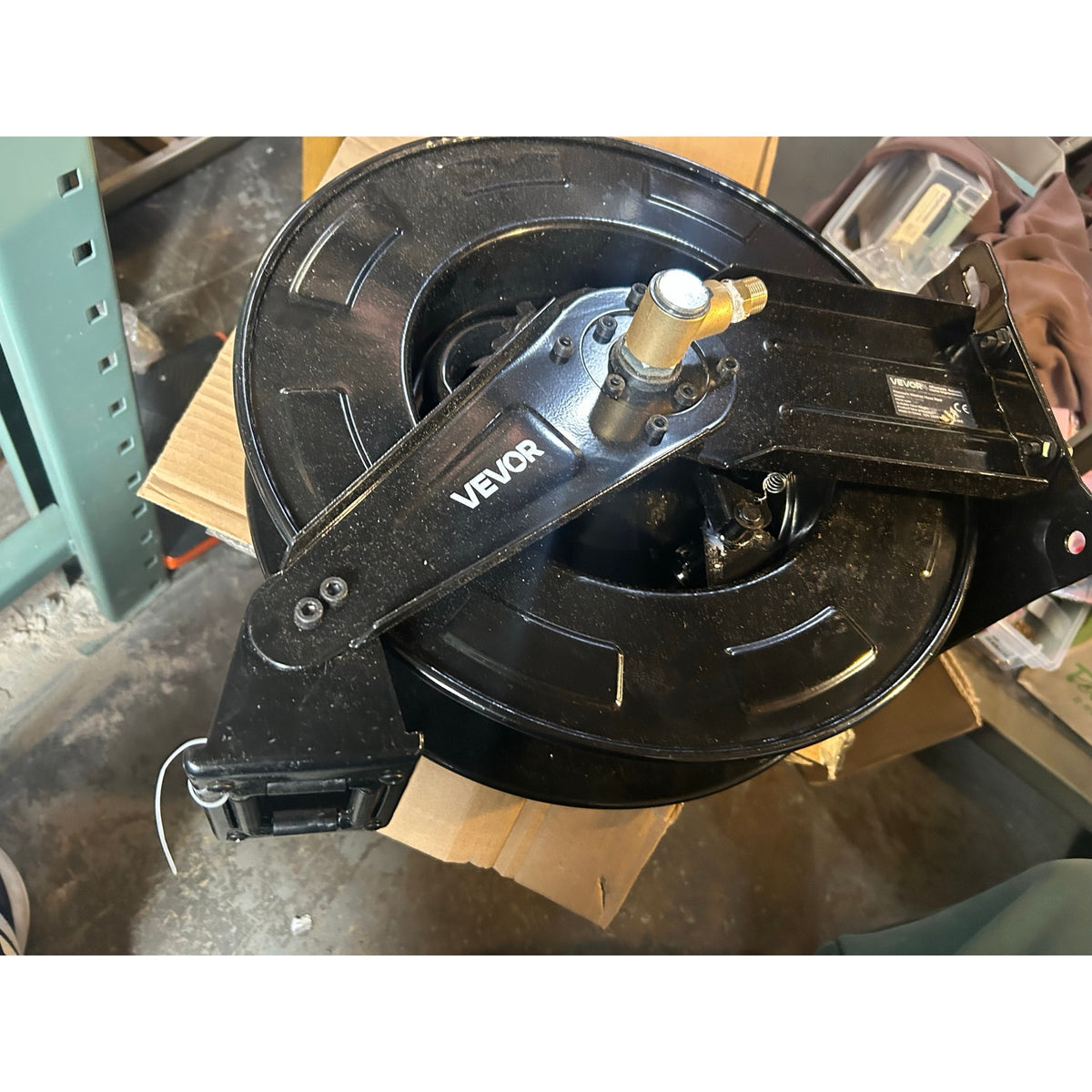 VEVOR 50FT Retractable Pressure Washer Hose Reel – 4000 PSI