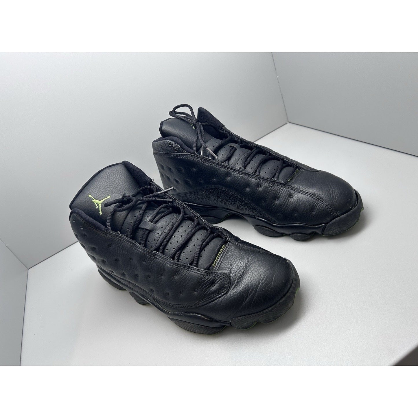 2005 Nike Air Jordan Retro 13 "Altitude" Black/Altitude Green Shoes Size 12