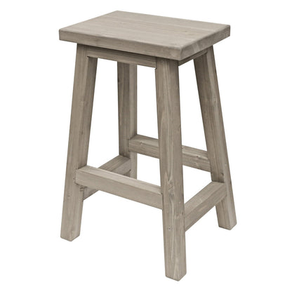 NEW Saddle Style Outdoor Bar Stools - Cedar (Set of 2)