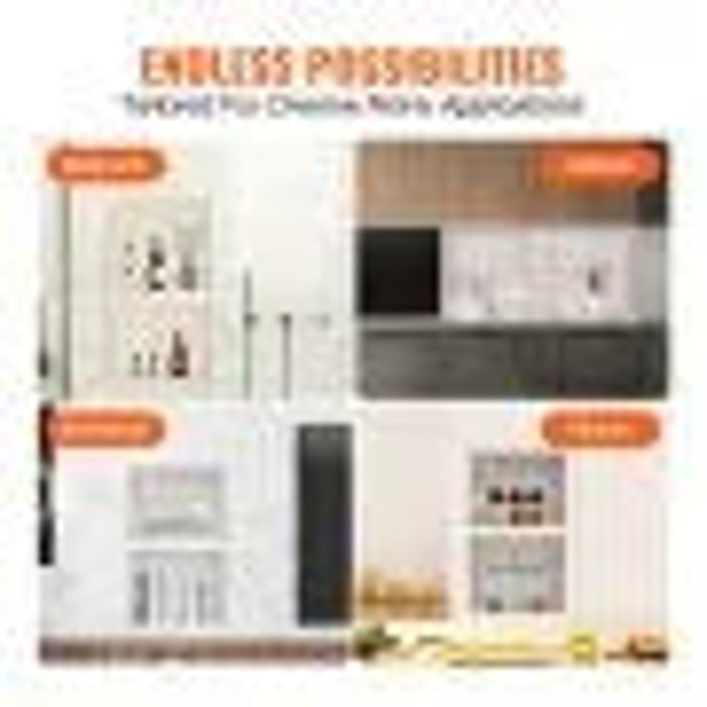 VEVOR 16x24 Double Shelf Recessed Shower Niche - Tile Ready Waterproof Wall Organizer