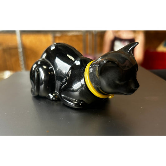 Vintage 1970s Avon "Here’s My Heart" Black Cat Cologne Bottle – Nearly Full