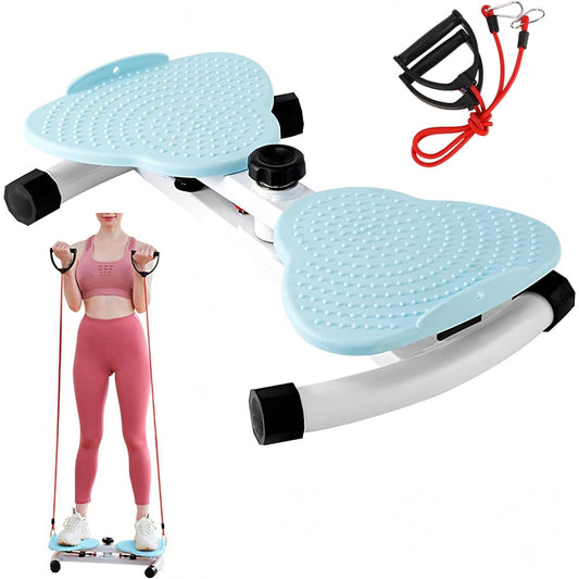 Twist Board with Resistance Bands – Waist & Core Fitness Disc- New!