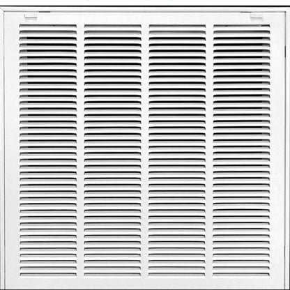 20x20 Steel Return Air Filter Grille – 1" Filter, White, New in Box