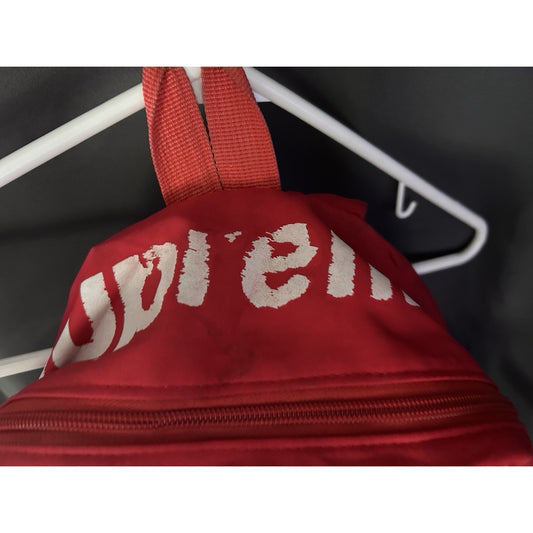 2016 SUPREME 210 Denier Cordura Box Logo Backpack Red White SS16