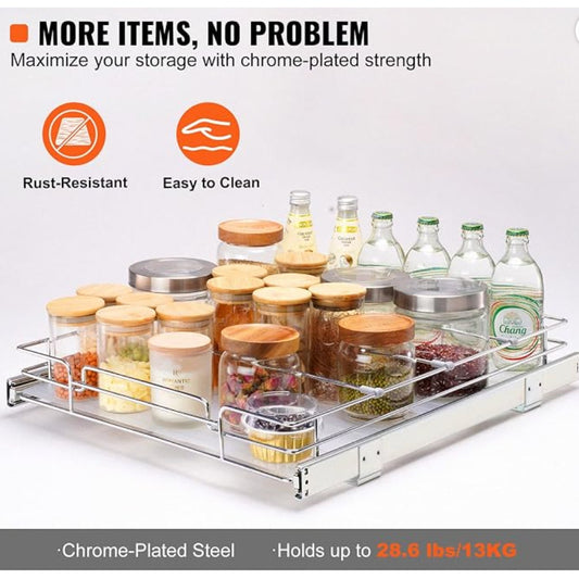 VEVOR Pull-Out Cabinet Organizer – New